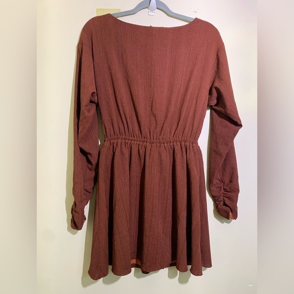 Tularosa Della Dress in Rust Color:Rust size small - Picture 4 of 12